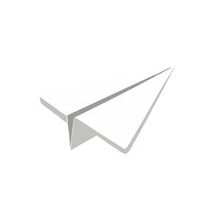 Simplified 2D Paper Airplance Iocn