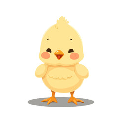 Adorable Little Chick Illustration