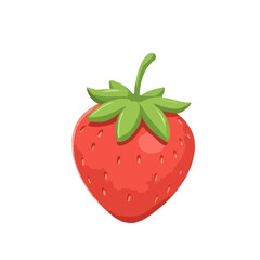 Refined Strawberry Illustration