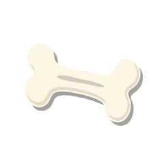 Obraz premium Simple Cartoon Bone Illustration