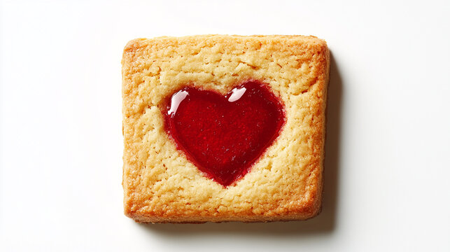 heart shaped toast HD 8K wallpaper Stock Photographic Image - Powered by Adobe