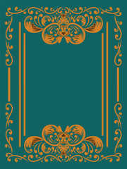 Certificate Design with Ornamental Frame