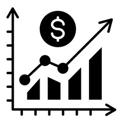 Market Saturation  Icon Element For Design	