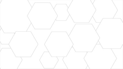 This image features a seamless repeating pattern of interlocking hexagons in a clean, minimalist style.