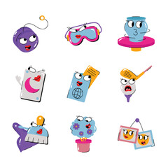 Set Of Hobby Sticker 6