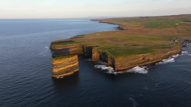 D&uacute;n Briste - Downpatrick Head - 4K Cinematic Drone Footage - Co.Mayo Ireland 08