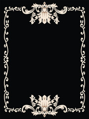 Elegant Certificate with Ornamental Frame Design