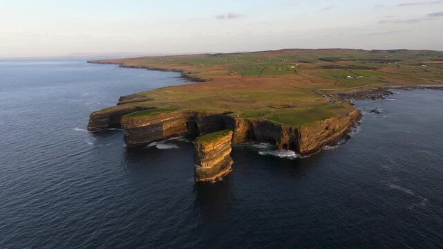 D&uacute;n Briste - Downpatrick Head - 4K Cinematic Drone Footage - Co.Mayo Ireland 06