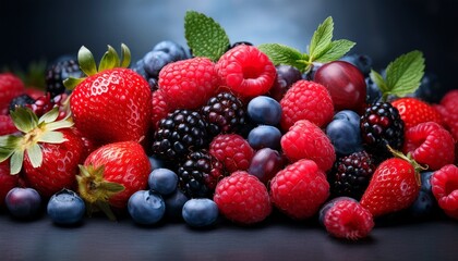 Obraz premium Different berries