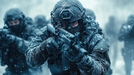 Snowstorm Assault: Special Forces in Action