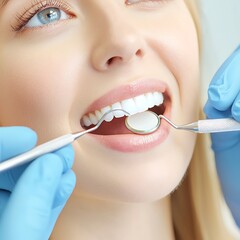Dental Exam Close-up