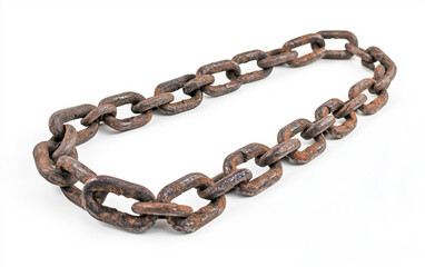 Obraz premium Symbol of Liberation and Strength Isolated On White Background.