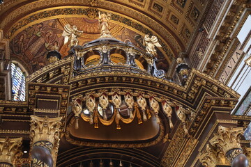 Fototapeta premium St.Paul's Cathedral, London, England - interior, detail