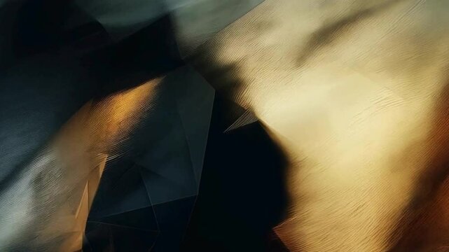 Abstract Shadows and Light Play on Fabric