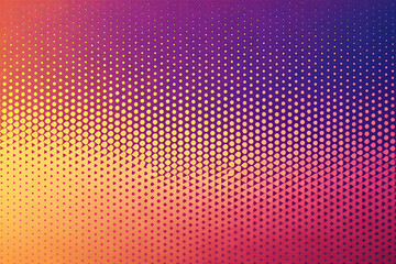 Obraz premium Gradient mesh blend with subtle halftone dot overlay