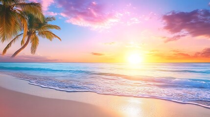 Tropical Sunrise Beach Paradise