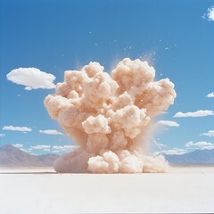 Desert Explosion Cloud