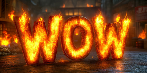 Fiery WOW 3D Render