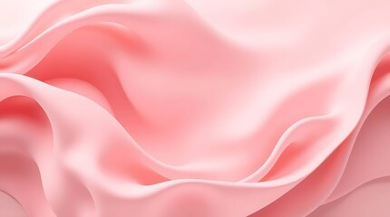 Obraz premium Pink Silky Draped Fabric for Luxurious Soft-Texture Designs