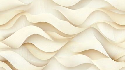 Obraz premium An abstract image featuring beige waves, creating a smooth and calming visual.