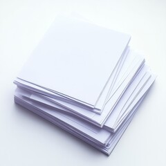 Stack of blank white paper (1)