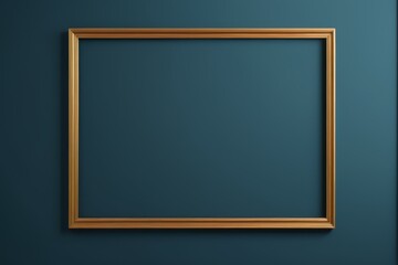 a close up of a wooden frame on a wall