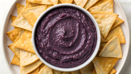 Plant-based diet Prepared Dishesdelicious plant based diet features prepared dishes like this creamy black bean dip