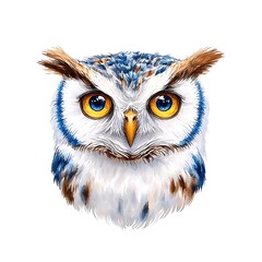 Detailed Owl Portrait