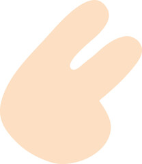 브이손동작_왼손