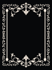 Decorative Artwork with Ornamental Frame