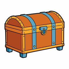 old wooden chest