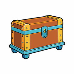 wooden treasure chest