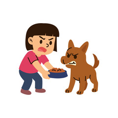 rabies disease concept. dog and cat bite lick and scratch.