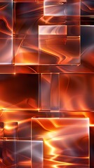 a wall of glass blocks