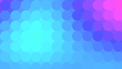 Abstract background featuring a gradient of blue and purple circles, creating a soft, vibrant, and soothing visual effect.