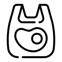 meat line icon