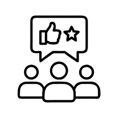 Customer feedback review rating satisfaction like star service quality experience team group