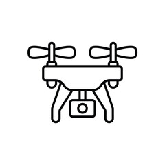 Drone Camera vector icon stock illustration