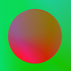 Abstract background with colorful mesh gradient sphere shape. Modern minimalist wallpaper for digital design