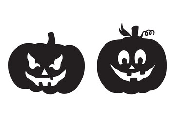 Pumpkin Silhouette Halloween Celebration

