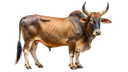 cow isolated on white background
