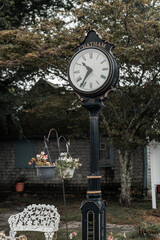 Chatham, MA Street Clock. Historical Landmark City of New England