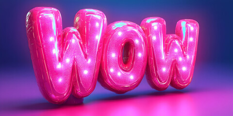 Pink Wow 3D Render