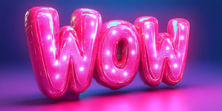 Pink Wow 3D Render