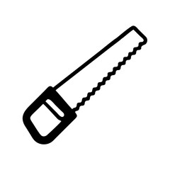 handsaw icon isolated on white background