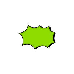 Blank comic speech bubbles 