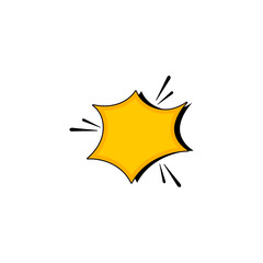 Blank comic speech bubbles 