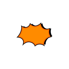 Blank comic speech bubbles 