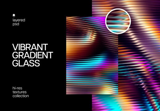 Vibrant Ribbed Glass Collection