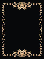 Ornamental Frame for Romantic Themes